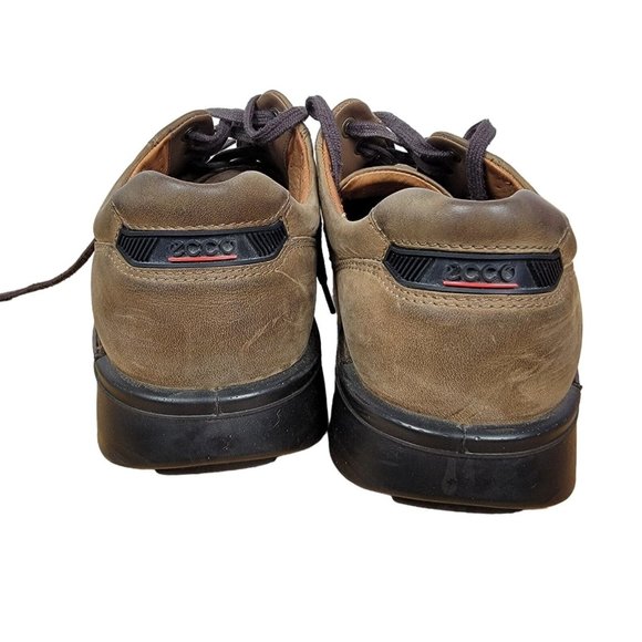 Ecco Shoes Fusion II Mens 47 Cocoa Brown Nubuck Lace Up Oxfords Sneakers Size 13 main image 6